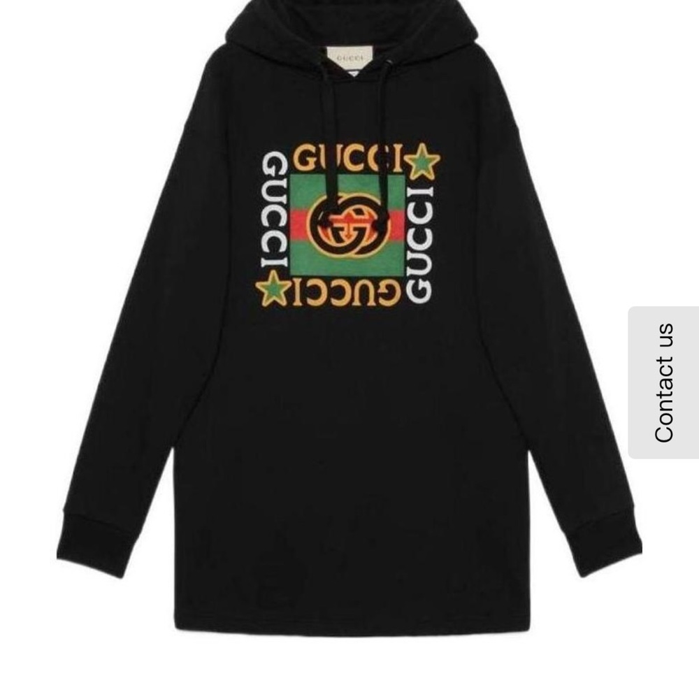 Gucci Black Hoodie dress
